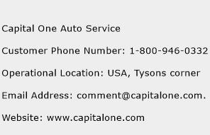 capital one telephone number